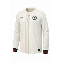 Челси футболка гостевая с длинным рукавом 2025/26 Челси футболка гостевая с длинным рукавом 2025/26