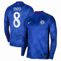 Челси футболка домашняя с длинным рукавом 2025/26 Энцо 8