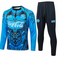 Наполи детский тренировочный костюм голубой с узорами 2025/26