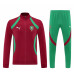 Сборная Марокко костюм спортивный на длинной молнии красно-зелёный 2025/26