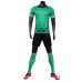 Мужская футбольная спортивная форма зеленого цвета