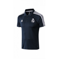 Черная футболка-поло Реал Мадрид 2018/19