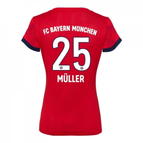 Бавария Мюнхен Футболка женская домашняя сезон 2018/19 Мюллер 25