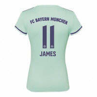 Футболка для женщин игрок Джеймс Бавария Мюнхен гостевая 2018/19
