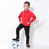 Детский тренировочный костюм красно-черный