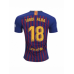 Барселона Футболка с именем Альба домашняя сезон 2018/19