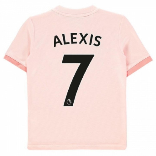 Детская футболка Манчестер Юнайтед гостевая сезон 2018/19 Алексис 7