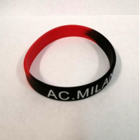 Силиконовый браслет с клубной символикой Милан