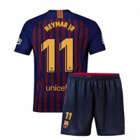Барселона Форма для футбола на ребенка домашняя 2018-2019 Неймар 11