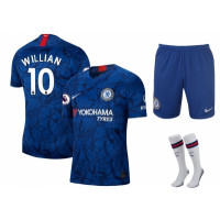 Челси форма домашняя 2019/20 (футболка+шорты+гетры) Виллиан 10