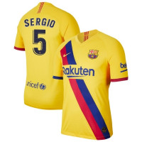 Барселона Футболка гостевая 2019-2020 Серхио 5