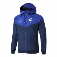 Куртка-ветровка сборной Франции Nike синяя сезон 2019-2020