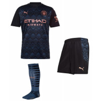 Манчестер Сити гостевая форма сезон 2020-2021 (футболка+шорты+гетры)