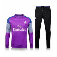 Тренировочный костюм Реала фиолетово-серый 2016-2017