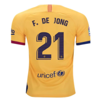 Барселона (Barcelona) Футболка гостевая 2019-2020 Фрэнки Де Йонг 21