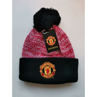 Зимняя шапка с помпоном Манчестер Юнайтед