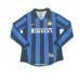 Ретро футболка Интер домашняя сезон 1998-1999 с длинным рукавом