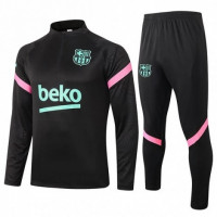 Тренировочный костюм Барселоны 2020-2021 черный сезона