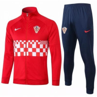 Сборная Хорватии костюм красный с белым 2020-2021