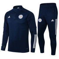 Лестер Сити тренировочный костюм темно-синий 2020/2021