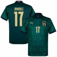 Сборная Италии резервная футболка 2020-2021 Иммобиле 17