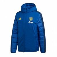Куртка Манчестер Юнайтед Adidas стеганая синяя 2019-2020