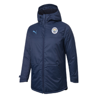 Манчестер Сити утепленная куртка 2021-2022 темно-синяя