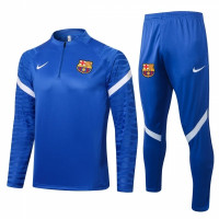 Барселона тренировочный костюм 2021-2022 синий
