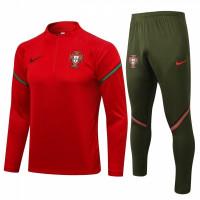 Сборная Португалии тренировочный костюм 2021-2022 красный