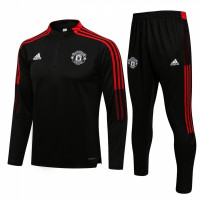 Манчестер Юнайтед детский тренировочный костюм 2021-2022 черный