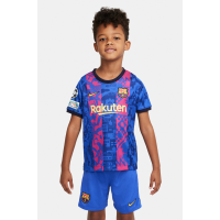 Барселона детская резервная форма 2021-2022
