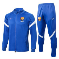 Барселона спортивный костюм синий 2021-2022