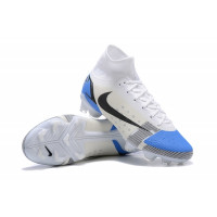 Бутсы Nike Superfly 8 Elite белые с синим