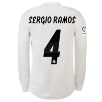 Реал Мадрид Футболка домашняя 2018/19 с длинным рукавом Серхио Рамос 4