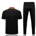 Спортивный костюм Аякс с чёрным поло сезон 2021-2022