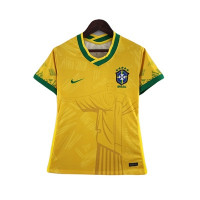 Сборная Бразилии женская специальная футболка 2022-2023 жёлтая
