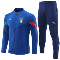 Сборная Италии детский спортивный костюм сезона 2022-2023 синий