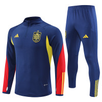 Сборная Испании детский тренировочный костюм 2022-2023 синий
