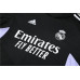 Реал Мадрид тренировочный костюм с высоким воротником 2022-2023 чёрный