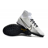 Сороконожки Nike Air Zoom Mercurial Vapor- XV Academy белые с носком