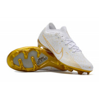 Бутсы Nike Air Zoom Mercurial Superfly IX Elite белые с золотым