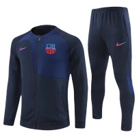 Барселона детский спортивный костюм 2022-2023 тёмно-синий