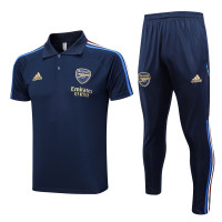 Спортивный костюм Арсенал с тёмно-синим поло 2023-2024