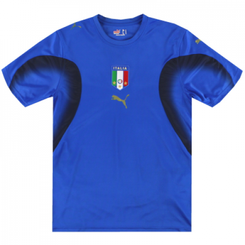 Сборная Италии ретро вратарская футболка 2006 синяя