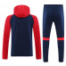 Атлетико Мадрид спортивный костюм с капюшоном 2023-2024 сине-красный