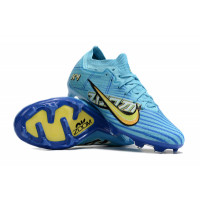 Бутсы Nike Air Zoom Mercurial Superfly IX Elite сине-бирюзовые с жёлтым
