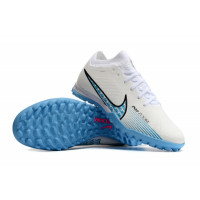 Сороконожки Nike Air Zoom Mercurial Vapor- XV Academy белые с голубым