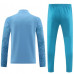 Манчестер Сити спортивный костюм 2023/24 голубой с бирюзовым