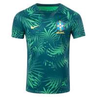 Сборная Бразилии тренировочная футболка 2023/24 зелёная