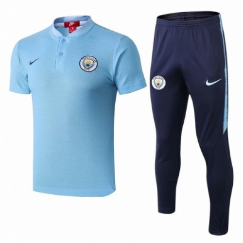 Тренировочный костюм Манчестер Сити сине-голубого цвета сезон 2018/19